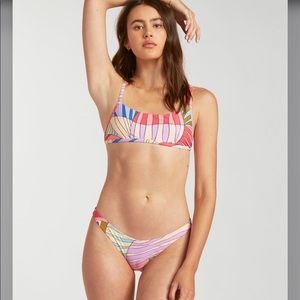 BILLABONG Surfadelic Billie Bralette Bikini Top SM